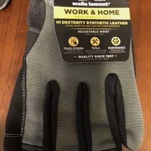 Wells Lamont Work and Home Synthetic Leather Gloves